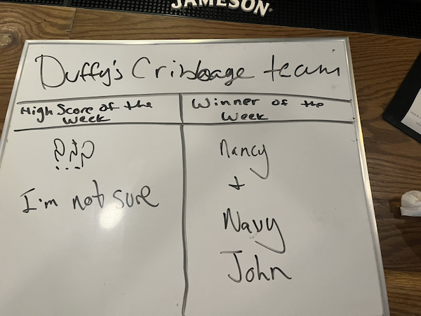 Nancy and John won