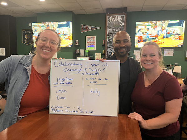 Leslie, Evan, Kelly