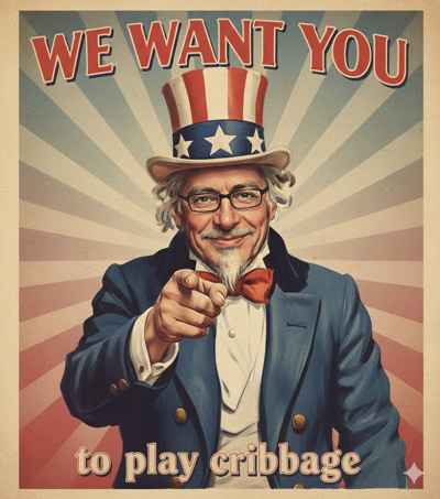 We Want You To Play Cribbage